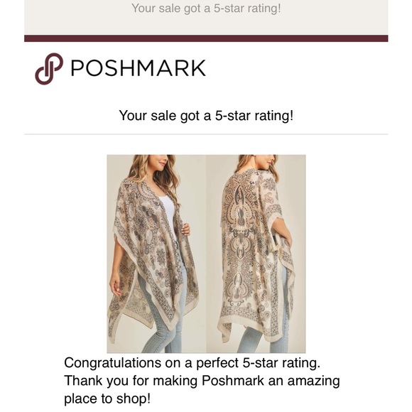 BOHEMIAN PRINT KIMONO BIKINI COVER UP - TAUPE - Picture 3 of 4